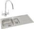 Abode Trydent 1.5B Inset St/Steel Sink & Nexa Tap Pack