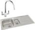 Abode Trydent 1.5B Inset St/Steel Sink & Astral Tap Pack