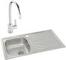 Abode Trydent 1B Inset St/Steel Sink & Atlas Tap Pack