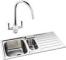 Abode Neron 1.5B Inset St/Steel Sink & Astral Tap Pack