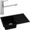 Abode Xcite 1B Inset Black Metallic Sink & Specto Tap Pack