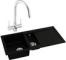 Abode Xcite 1.5B Inset Black Metallic Sink & Nexa Tap Pack