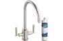 Abode Atlas Monobloc Aquifier Mixer Tap - Brushed Nickel