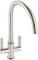 Abode Globe Monobloc Mixer Tap - Brushed Nickel