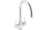 Abode Zest Monobloc Pull-Out Mixer Tap - Chrome