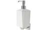 Bertosa Wall Mounted Soap Dispenser - Chrome & White