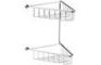 Lissy 2-Tier Corner Shower Caddy - Chrome