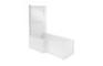 Larus L Shape/P Shape 700mm End Panel - White