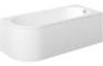 Saroso J Shape 1500x725x600mm 0TH Bath w/Legs - Right Handed