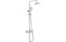 Berwix Cool-Touch Thermostatic Mixer Shower w/Riser & Overhead Kit