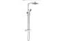 Lyria Thermostatic Bar Mixer w/Riser & Overhead Kit