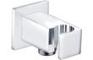 Handset Wall Bracket w/Wall Outlet - Square