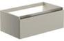 Gatsbi 800mm 1 Drawer Wall Hung Basin Unit (No Top) - Latte