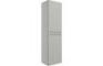 Lambros 454mm Wall Hung 2 Door Tall Unit - Grey Gloss