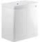 Manhatos 800mm 2 Door Floor Standing Basin Unit - White Gloss