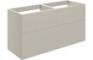 Morino 1180mm 4 Drawer Wall Unit (No Top) - Matt Latte