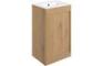 Carina 510mm Floor Standing Unit Inc. Basin - Seville Oak