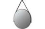 Lucinia 600mm Round Mirror - Matt Black