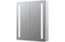 Kenjos 600mm 2 Door Front-Lit LED Mirror Cabinet