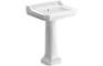 Avignon 600x500mm 2TH Basin & Full Pedestal