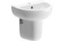 Bayonne 450x400mm 1TH Basin & Semi Pedestal