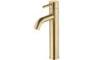 Pontias Mono Tall Basin Tap - Brushed Brass