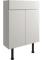 Butlas 600mm Slim Basin Unit - Pearl Grey Gloss