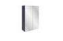 Butlas 500mm Mirrored Wall Unit - Matt Indigo Blue