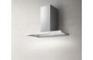 Elica Galaxy LED 80cm Chimney Hood - St/Steel & White Glass