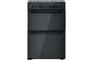 Hotpoint HDM67G0CCB/UK Gas Cooker - Black