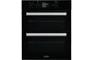 Indesit IDU 6340 BL B/U Double Electric Oven - Black