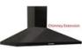 Prima Chimney Hood Chimney Extension - Black