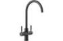 Abode Propure Swan Spout Monobloc 4-in-1 Tap - Matt Black