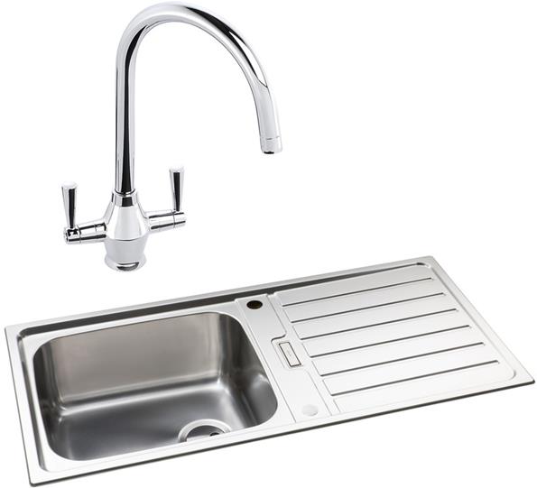 Abode Neron 1B Inset St/Steel Sink & Astral Tap Pack