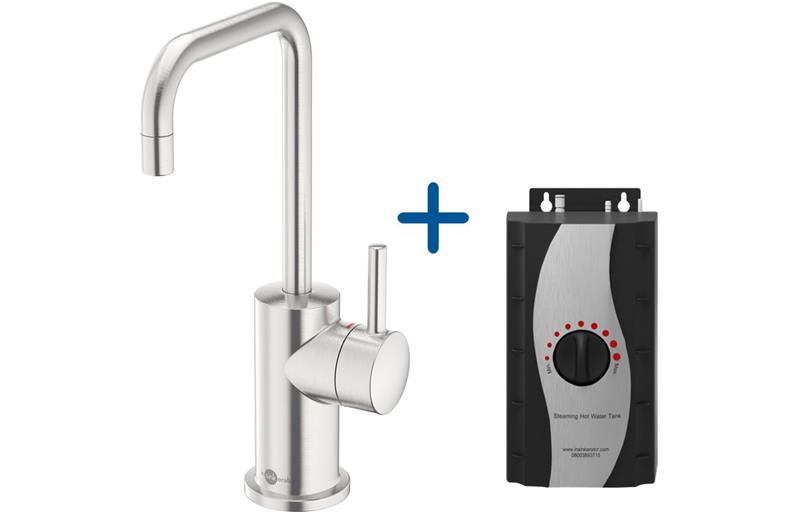 InSinkErator FH3020 Hot Water Tap & Standard Tank - Brushed Steel