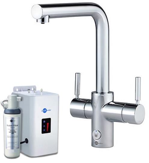 InSinkErator 4N1 L Shape Tap, Neo Tank & Filter Pack - Chrome