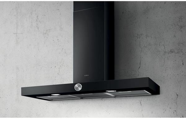 Elica Alpha 90cm Chimney Hood - Black