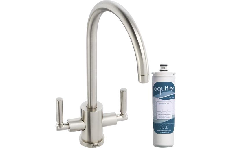 Abode Atlas Monobloc Aquifier Mixer Tap - Brushed Nickel