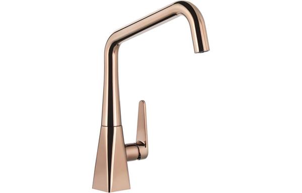 Abode Coniq S Single Lever Mixer Tap - Polished Copper