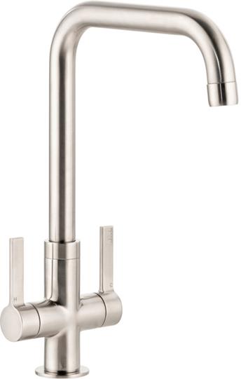 Abode Pico Quad Monobloc Mixer Tap - Brushed Nickel