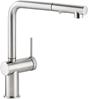 Abode Fraction Pull-Out Mixer Tap - Brushed Nickel