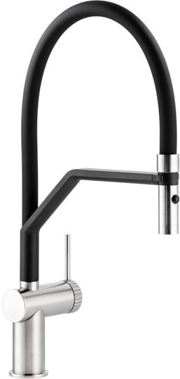 Abode Fraction Semi-Professional Mixer Tap - Brushed Nickel