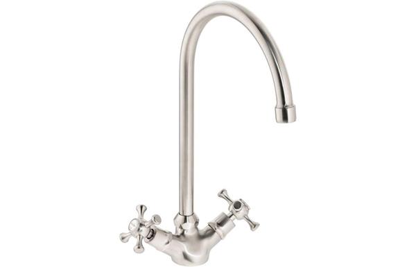 Abode Burford Monobloc Mixer Tap - Brushed Nickel