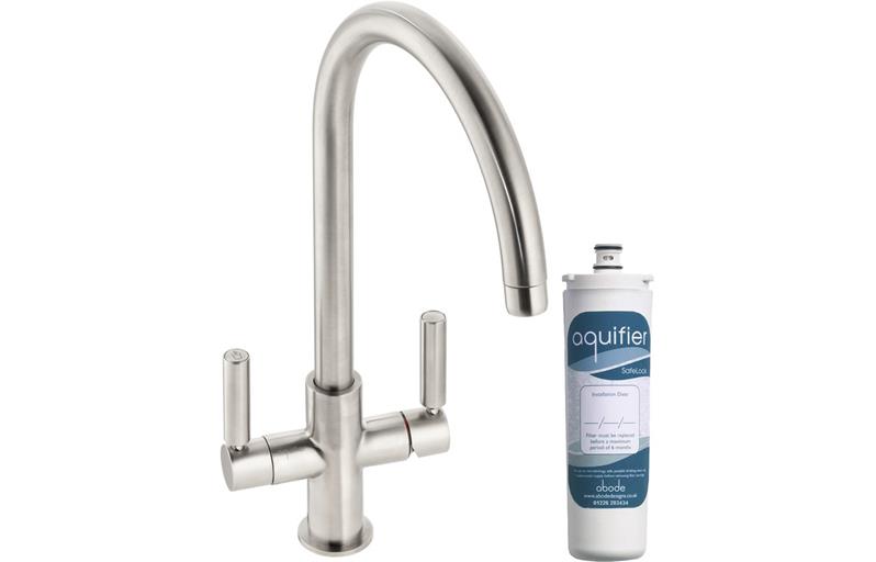 Abode Globe Aquifier Mixer Tap - Brushed Nickel