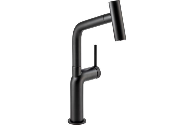 Abode Tubist T Single Lever Mixer Tap w/Pull Out - Matt Black