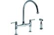 Abode Brompton Bridge Mixer Tap w/Handspray - Chrome