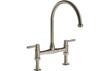 Abode Brompton Bridge Mixer Tap - Pewter