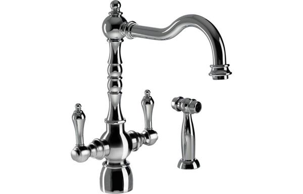 Abode Bayenne Monobloc Mixer Tap w/Handspray - Chrome