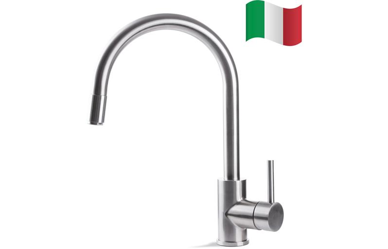 Prima+ Tiber Single Lever Mixer Tap w/Pull Out - St/Steel