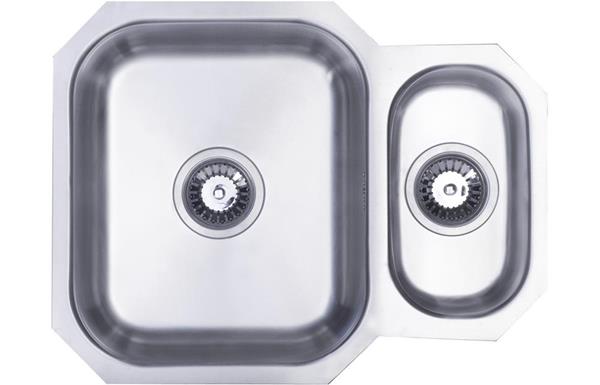 Prima 1.5B Undermount Reversible Sink - Polished Steel